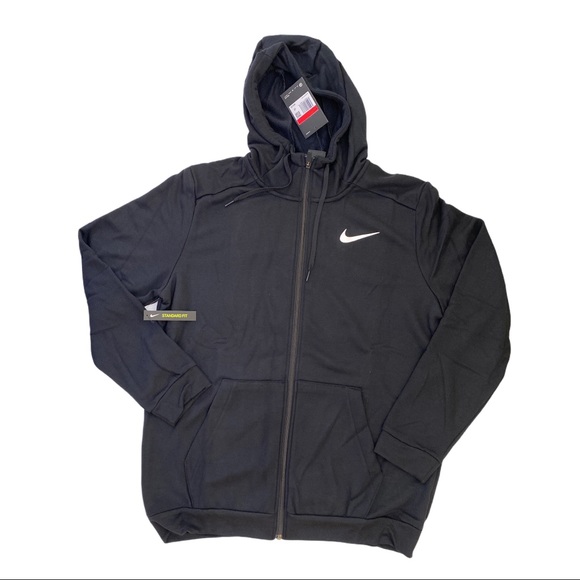 Nike Other - Nike Dry Fit Full Zip Training Hoodie Black Large